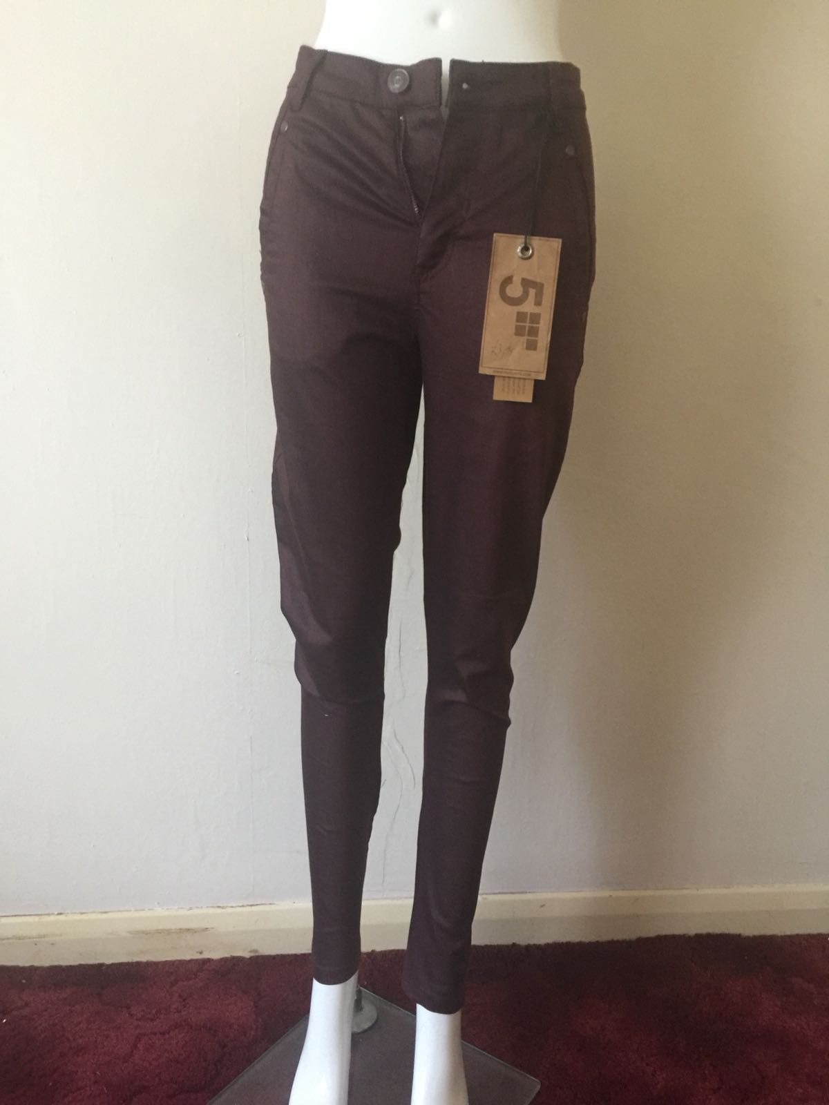 brown skinny jeans womens